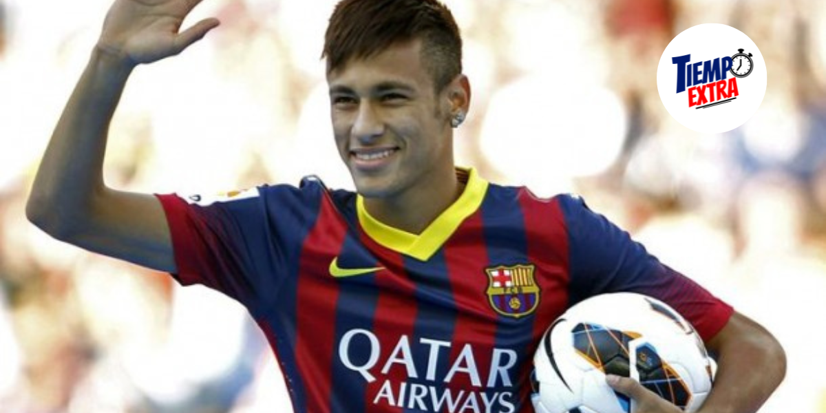 Presentación de Neymar Jr con el Barcelona