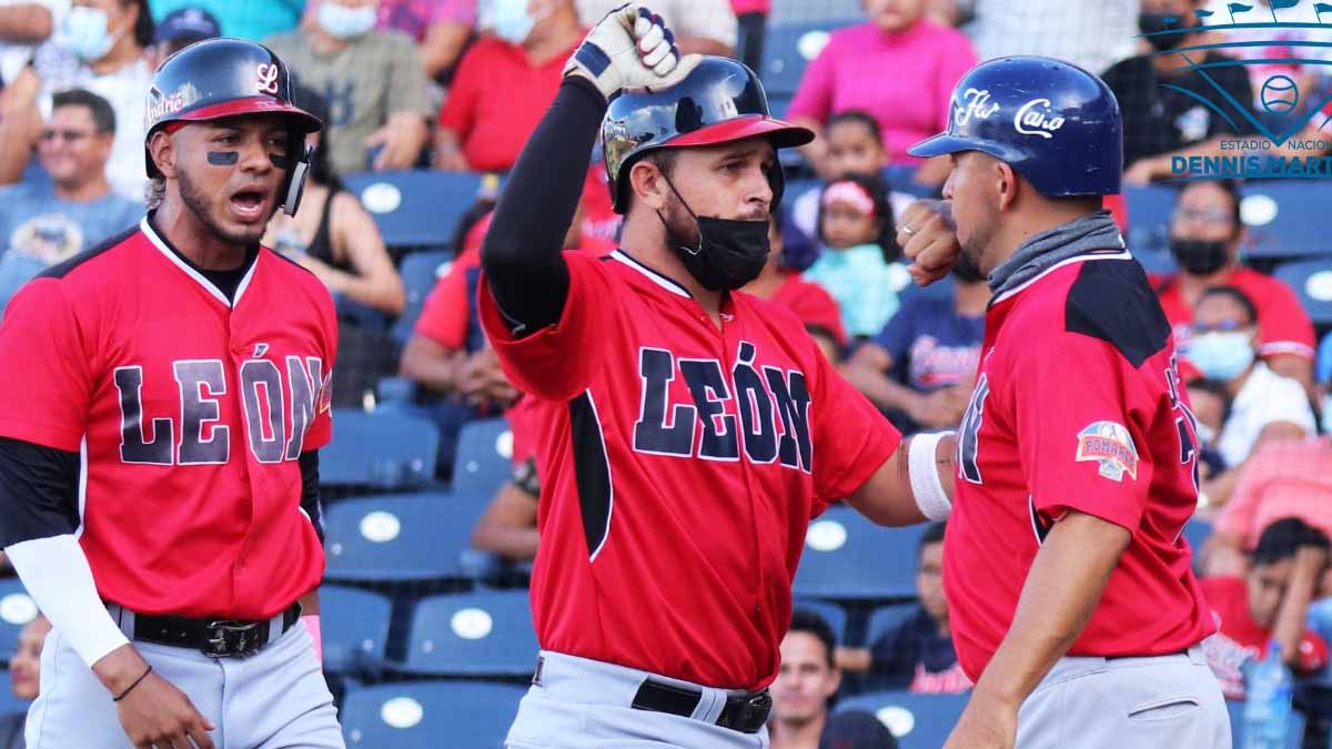 Luis Montealto en la semifinal de León, Béisbol de Nicaragua 2022