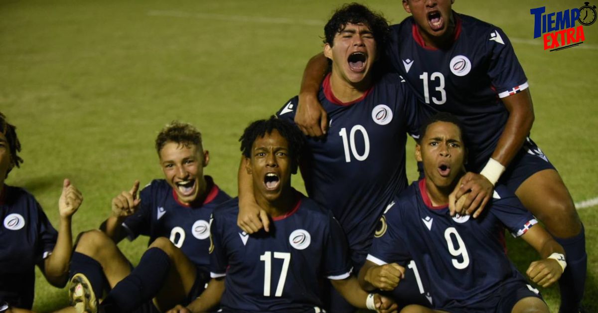 Selección Dominicana de Fútbol U17 clasifica a la siguiente ronda