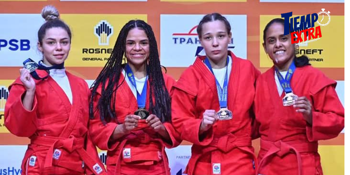 Venezolana María Guédez Jr. se tituló en el Mundial de Sambo representando al equipo de refugiados