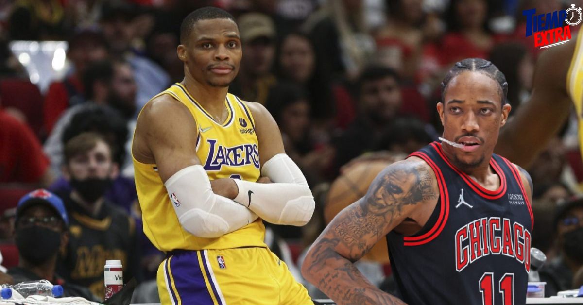 Lakers podrían completar cambio entre Russell Westbrook y DeMar DeRozan