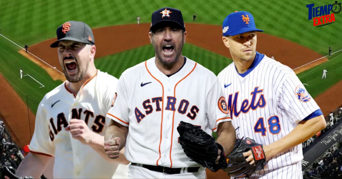 Yankees cercanos a Justin Verlander, Carlos Rodón y Jacob deGrom buscando firmar alguno