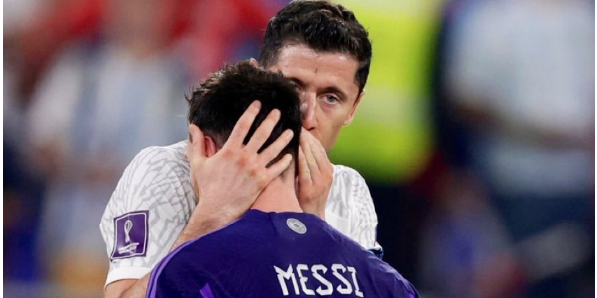 Revelan conversación entre Lionel Messi y Lewandowski