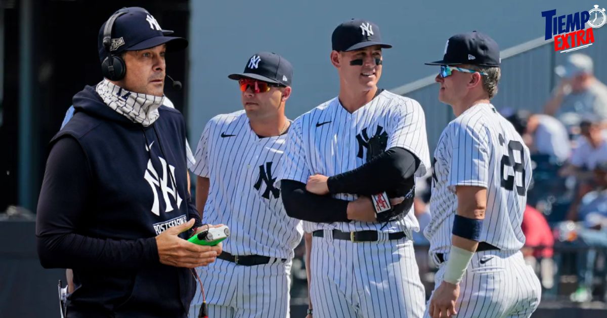 Aaron Boone revela tener CASI listo el Lineup de los Yankees de Nueva York