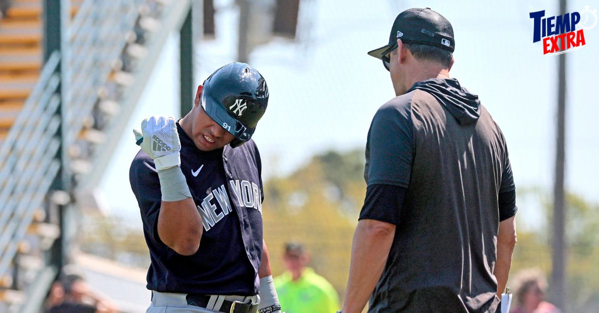 Yankees reportan estado de lesión de Oswald Peraza