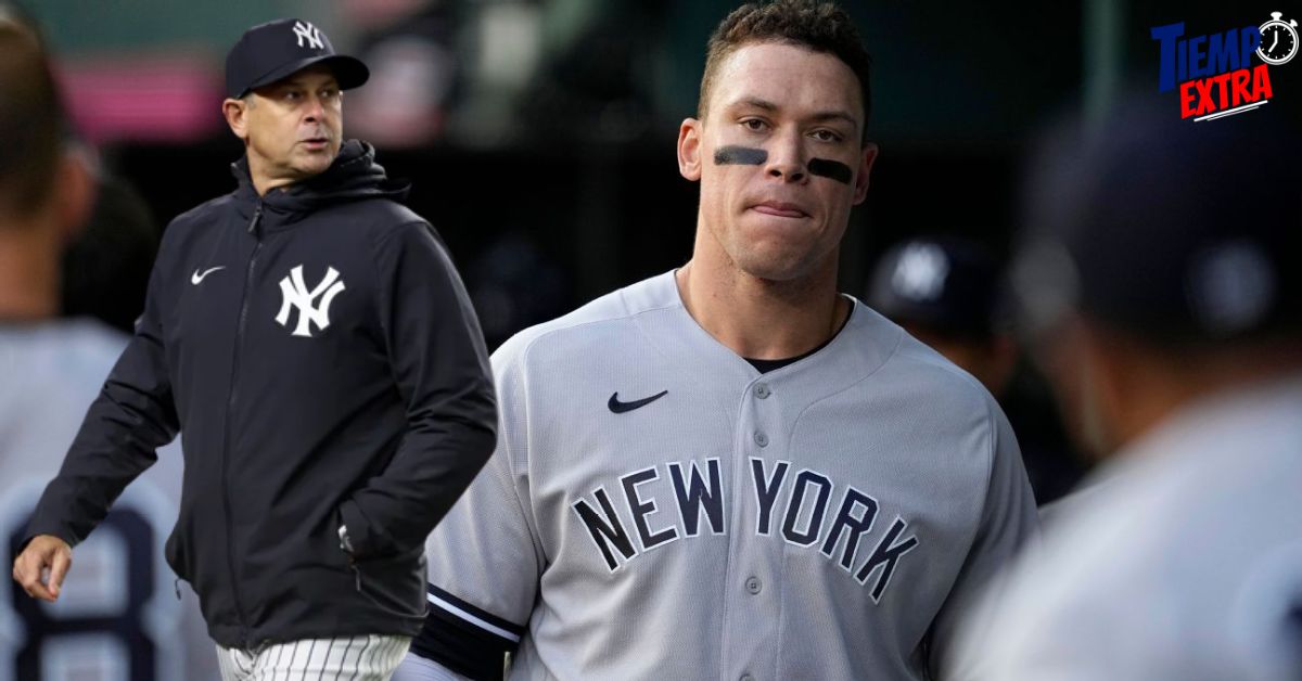 Aaron Judge no está contento con la decisión de Aaron Boone de enviarlo a la lista de lesionados