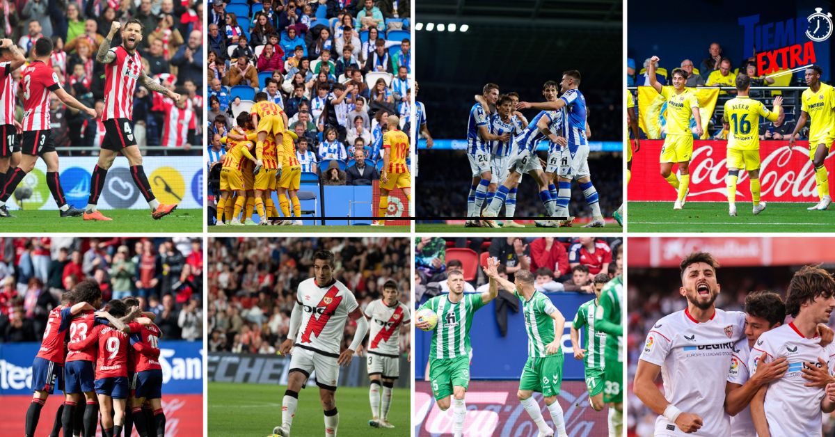 La dura batalla por puestos Europeos en LaLiga Athletic Club, Osasuna, Villarreal, Real Sociedad, Girona, Rayo Vallecano y Sevilla FC