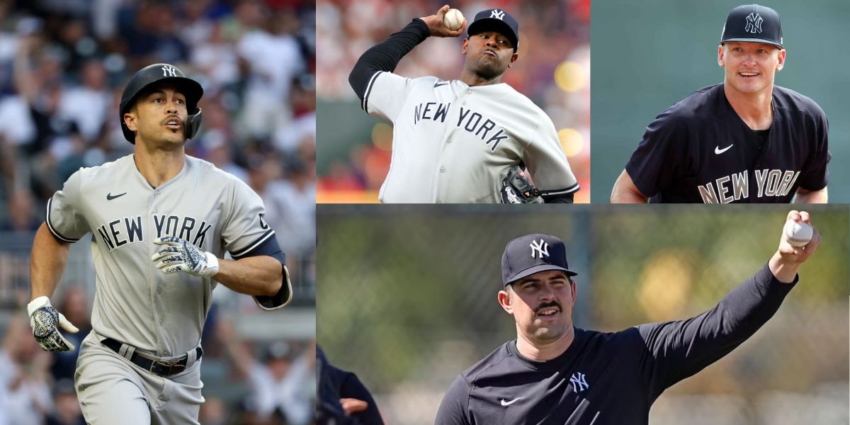 Yankees revela plan con 4 lesionados: Rodón, Severino, Donaldson y Stanton