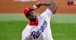 Aroldis Chapman consigue histórico salvado con los Texas Rangers