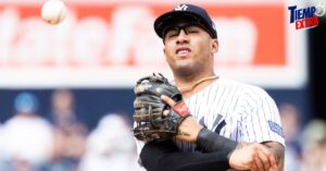 Gleyber Torres abandonó el partido de los New York Yankees