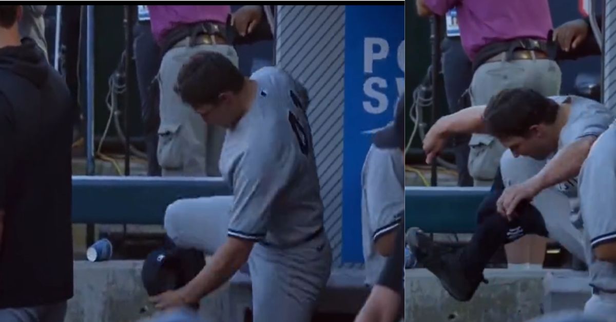 Tommy Kahnle descargó frustración con ventilador en dugout de Yankees