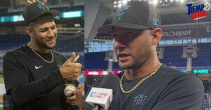 Yuli Gurriel sorprendido con la victoria de los Marlins en extrainning