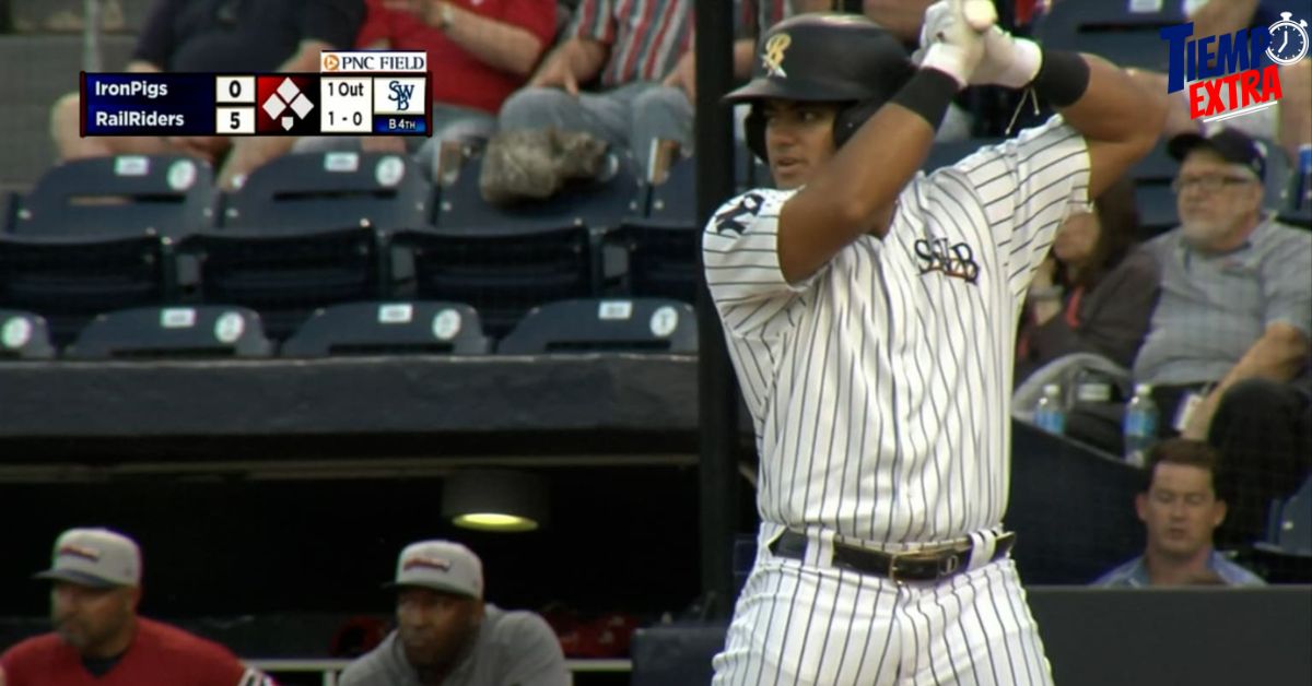 Jasson Domínguez hizo su debut en Triple A de Yankees