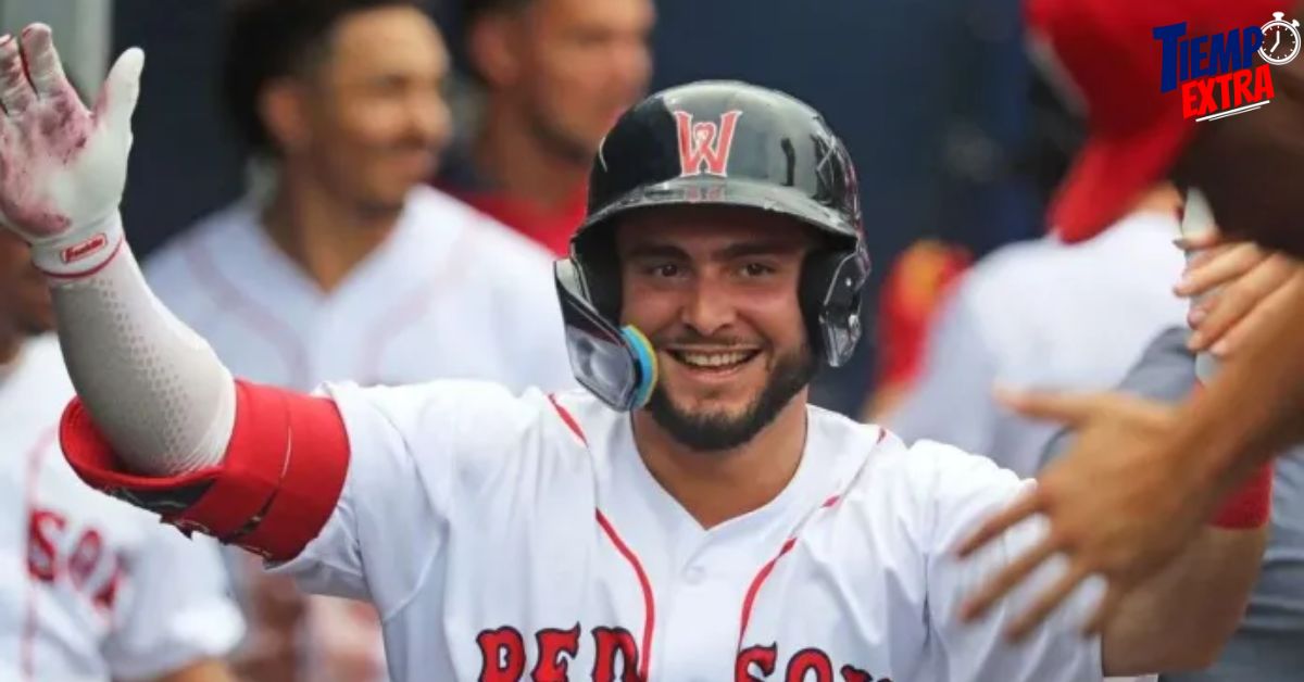 Wilyer Abreu debutó con dos hits con los Boston Red Sox (VIDEO)