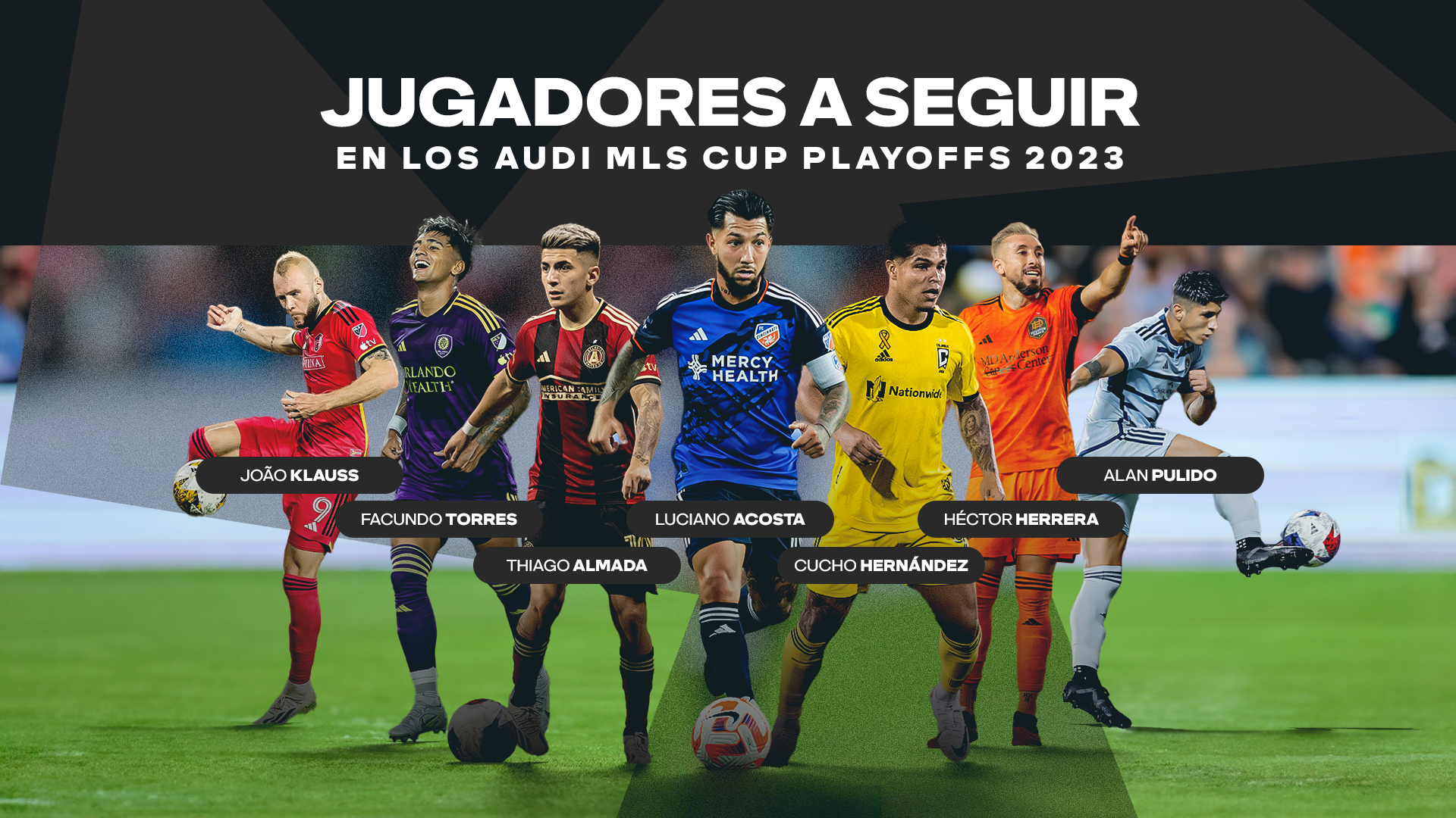 Jugadores a seguir en los Audi MLS Cup Playoffs 2023