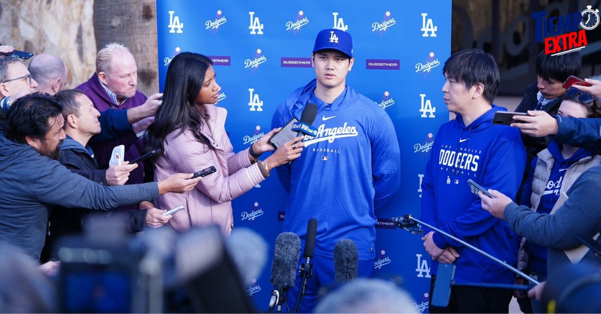 Shohei Ohtani se reportó con Los Angeles Dodgers