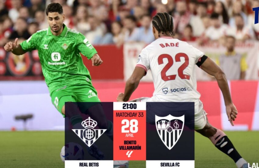 Real Betis y Sevilla FC se miden el domingo en un partidazo para cumplir sus objetivos
