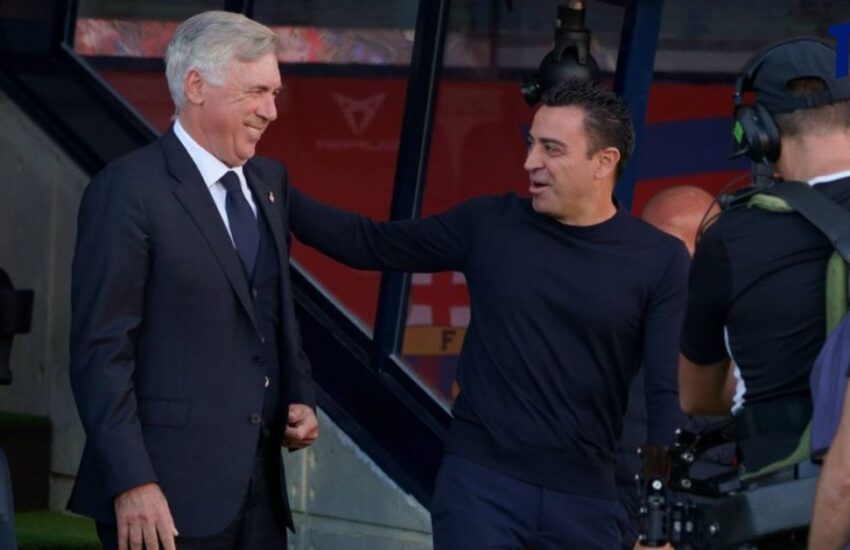 Xavi Hernández vs Carlo Ancelotti uno de los duelos para definir LaLiga
