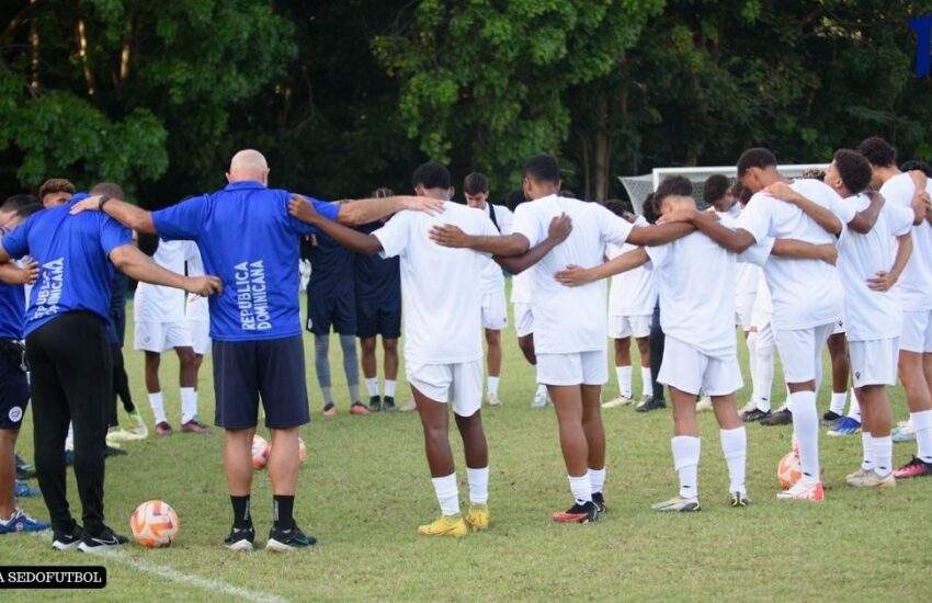 Selección Dominicana de Fútbol U20 comenzó primer microciclo con jugadores locales