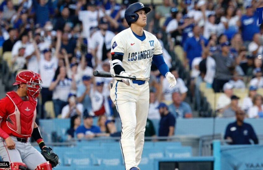 Shohei Ohtani empata récord de franquicia en los Dodgers y récord de jonrones largos