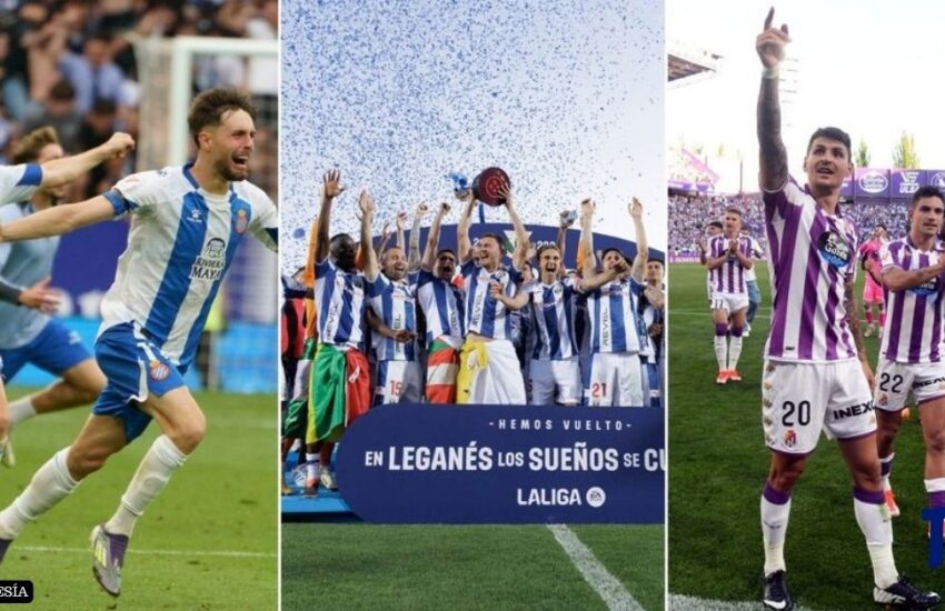 Todo lo que debes saber sobre los 3 ascendidos CD Leganés, Real Valladolid y RCD Espanyol