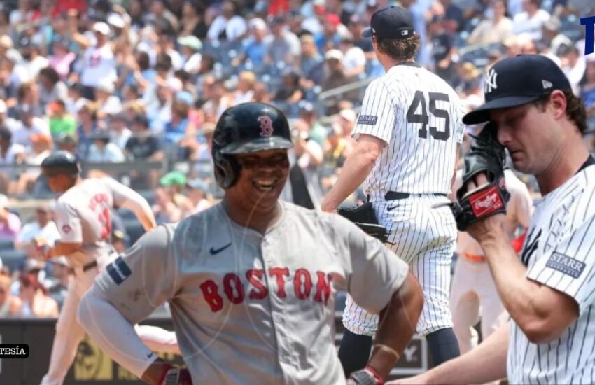 Aaron Boone habla de la paternidad de Rafael Devers sobre Gerrit Cole