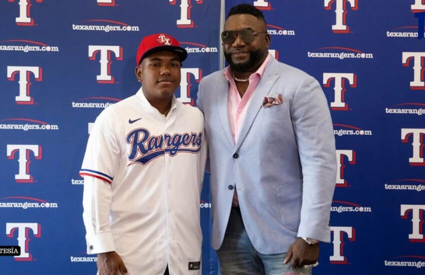 Así fue el acuerdo que consiguió David Ortiz Jr., hijo del Big Papi, con los Rangers