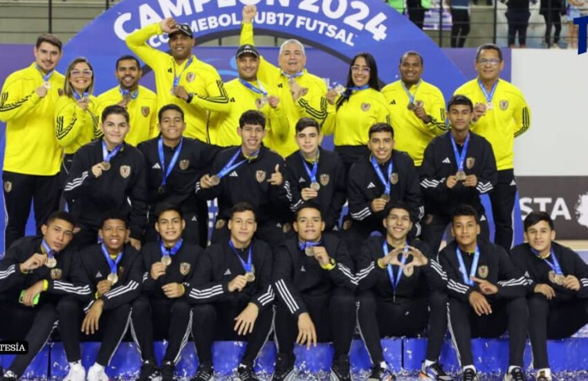 La vinotinto sub17 consigue bronze en el Conmebol U17 de Futsal