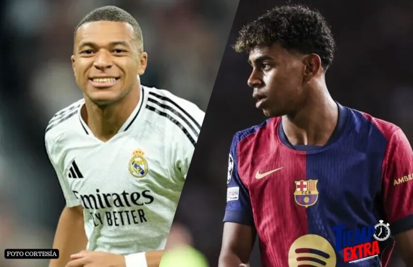 Kylian Mbappé vs Lamine Yamal las dos estrellas del momento, frente a frente en ELCLÁSICO de LALIGA EA SPORTS