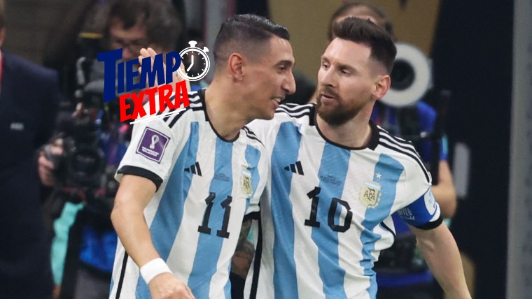 Ángel Di María y Messi