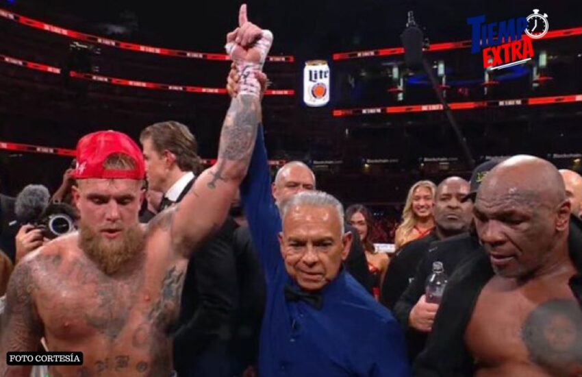 Mike Tyson fue vencido por Jake Paul por decisión unánime