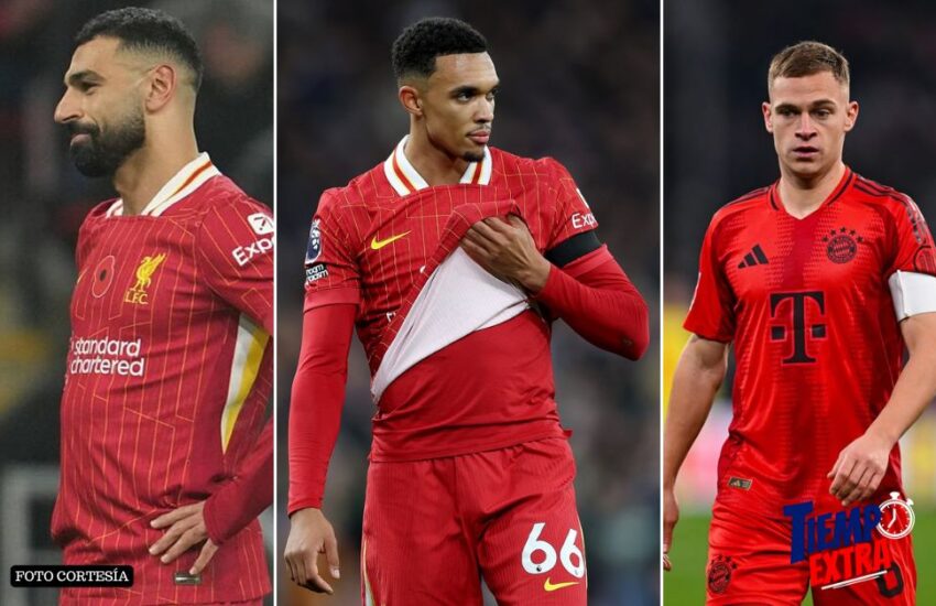 11 de los Agentes Libres más valiosos según Transfermarkt, Trent Alexander-Arnold, Mohamed Salah y Joshua Kimmich los más destacados