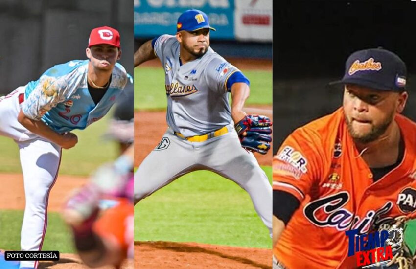 Finalistas al premio Pitcher del Año de la LVBP con Junior Guerra, Jimmy Endersby y José Rodríguez