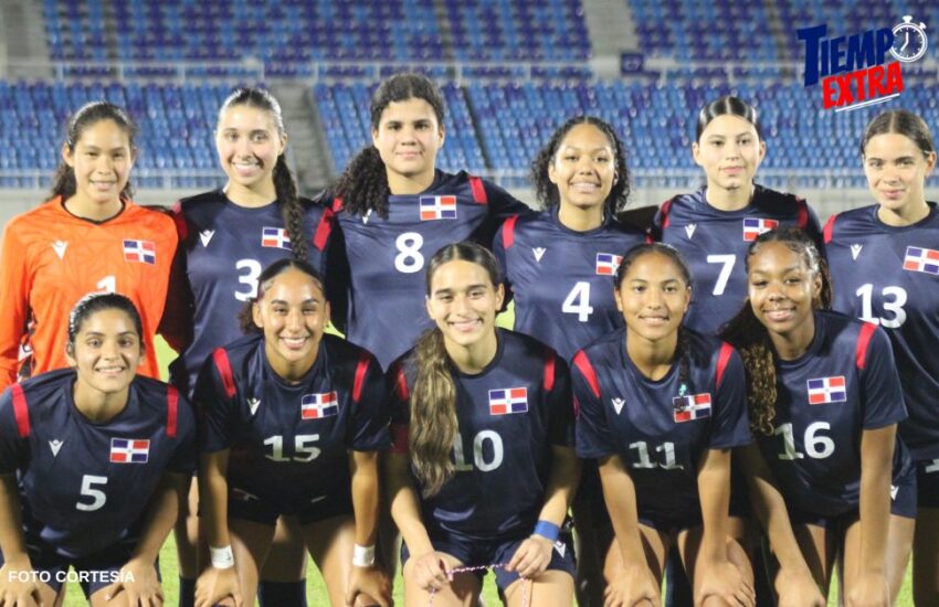 Selección Dominicana de Fútbol U20 GOLEA en inicio de Premundial Femenino de Concacaf