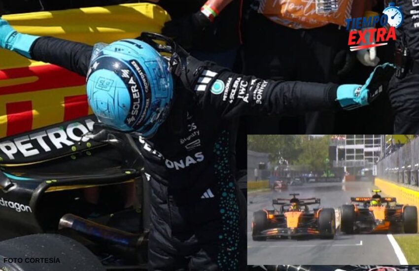 McLaren terminan TOCÁNDOSE durante victoria de George Russell en GP de Canadá de la F1