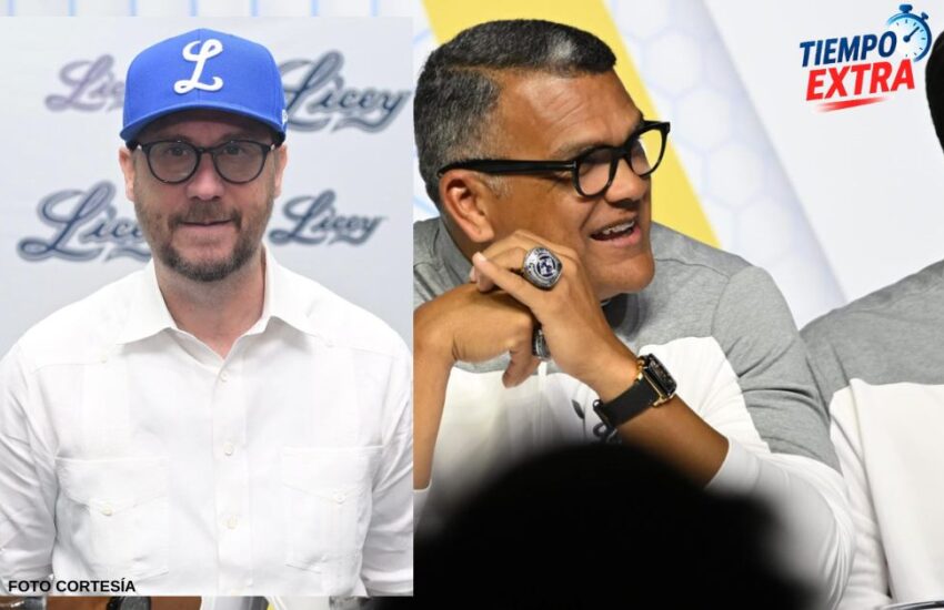 Presidente Miguel Guerra y Gerente Audo Vicente, contentos con elección de Tigres del Licey en el Draft