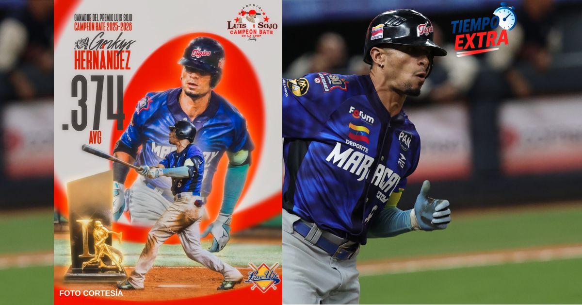 Gorkys Hernández sigue VIGENTE en la LVBP y suma premio Luis Sojo