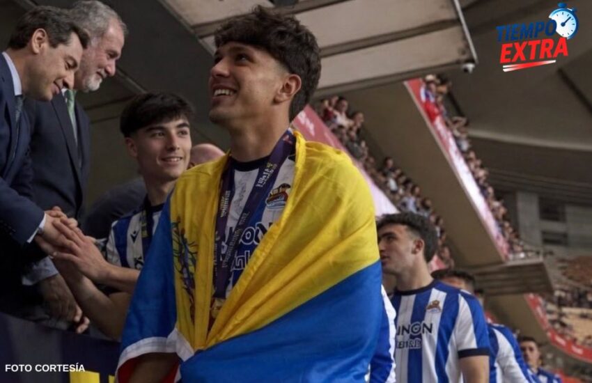 Jon Aramburu y Yangel Herrera campeones de la Copa del Rey con la Real Sociedad