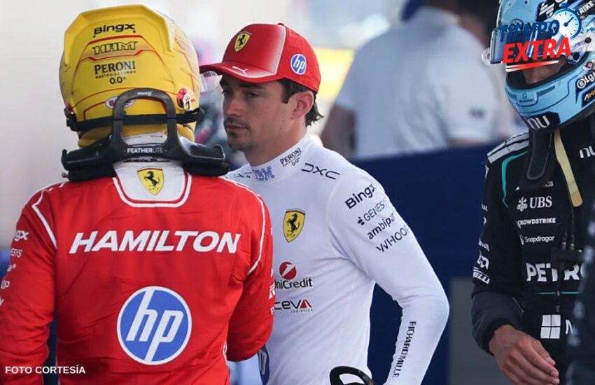 Lewis Hamilton y Charles Leclerc en la lucha por el primer piloto de Ferrari